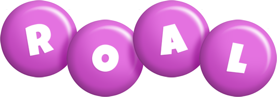 Roal candy-purple logo