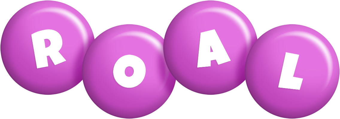 Roal candy-purple logo