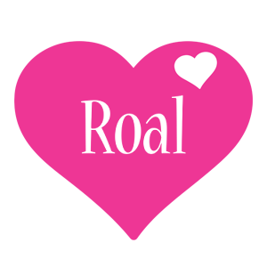 Roal love-heart logo