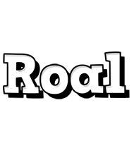 Roal snowing logo