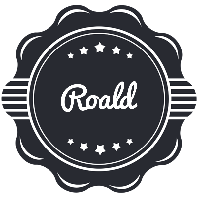 Roald badge logo