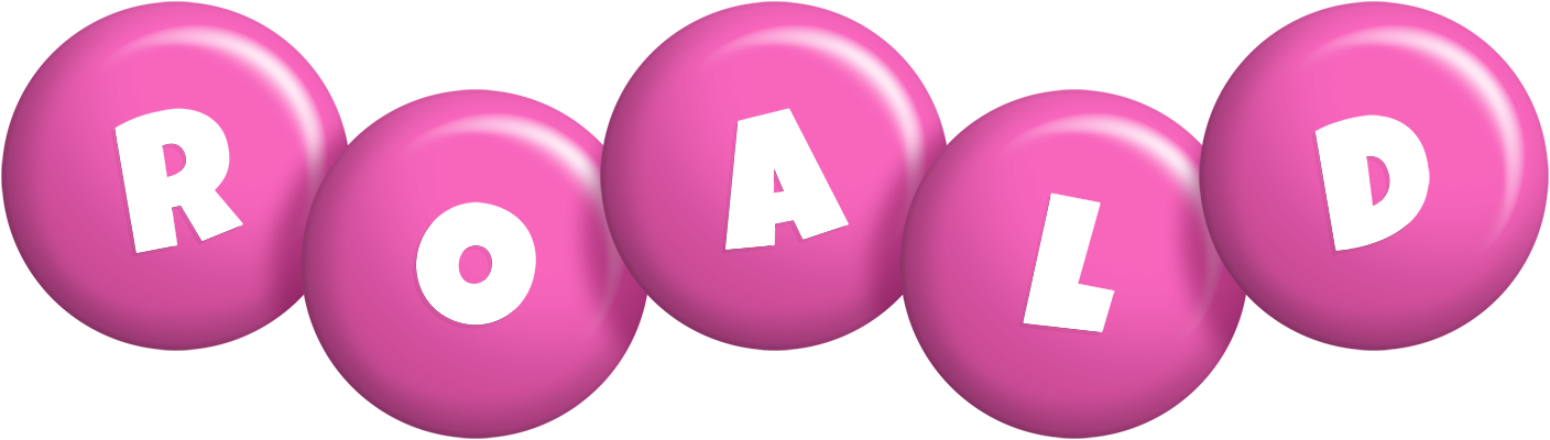 Roald candy-pink logo