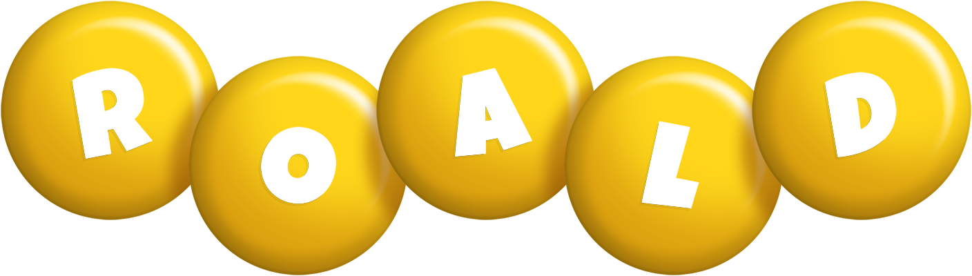 Roald candy-yellow logo
