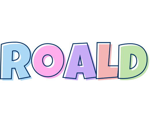 Roald pastel logo