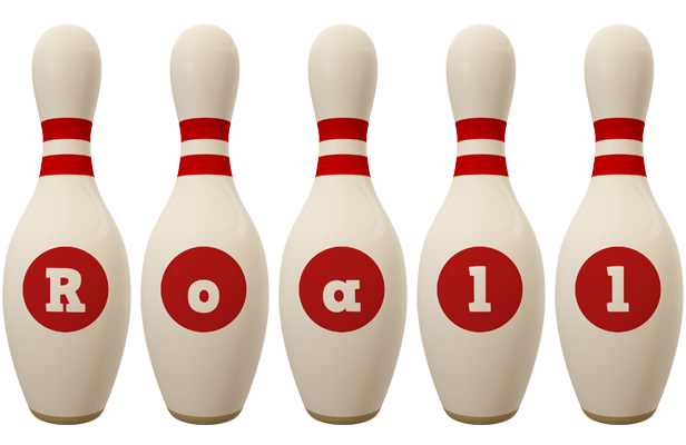Roall bowling-pin logo