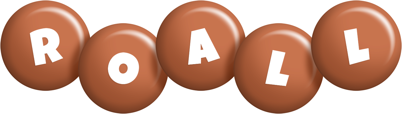 Roall candy-brown logo