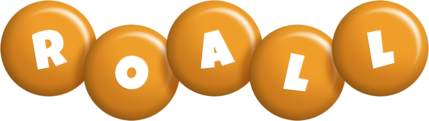 Roall candy-orange logo