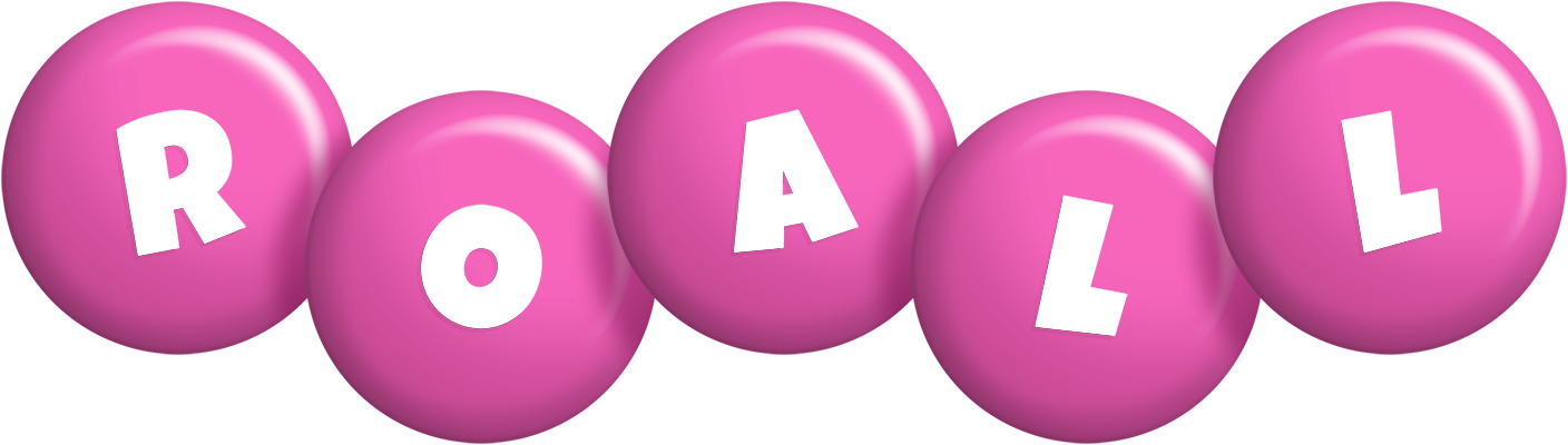 Roall candy-pink logo