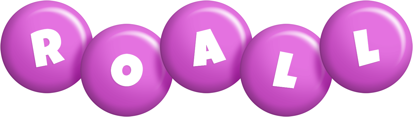 Roall candy-purple logo