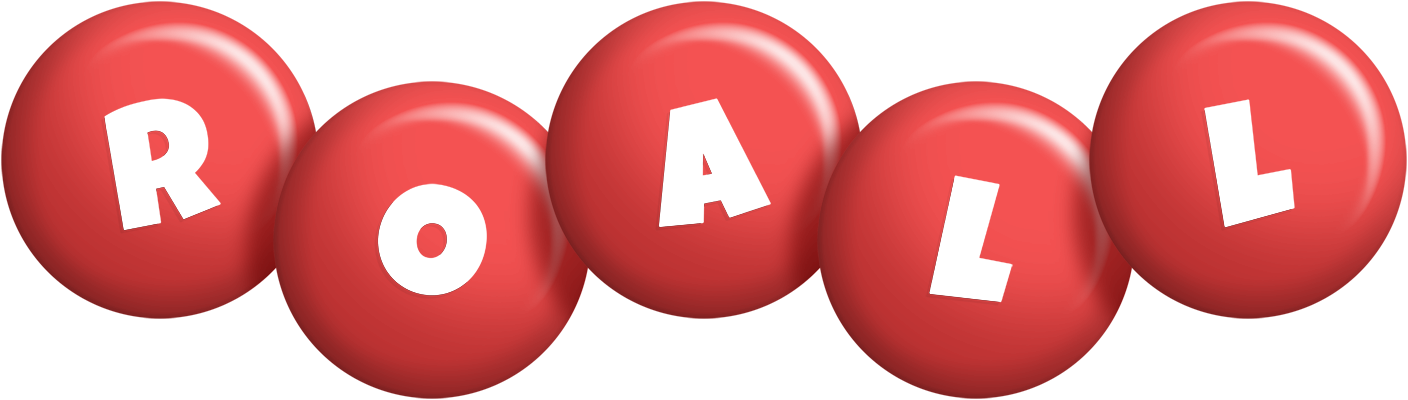 Roall candy-red logo