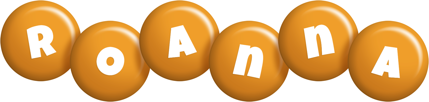 Roanna candy-orange logo
