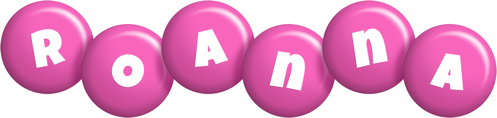 Roanna candy-pink logo