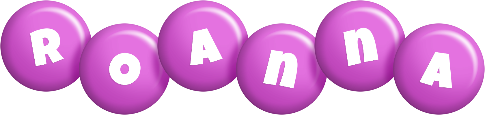Roanna candy-purple logo