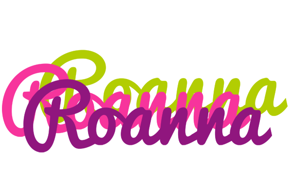 Roanna flowers logo