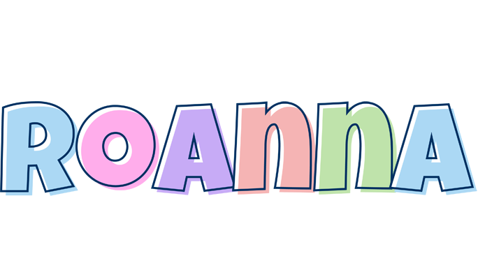 Roanna pastel logo