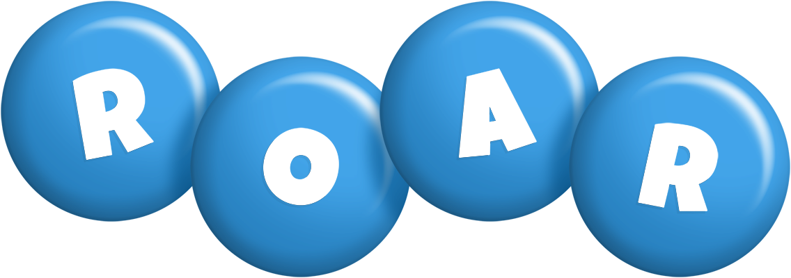 Roar candy-blue logo
