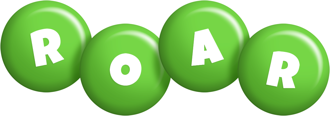 Roar candy-green logo