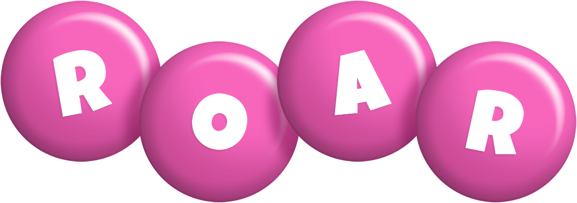 Roar candy-pink logo