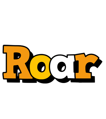 Roar cartoon logo