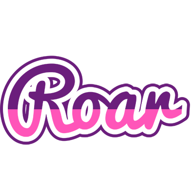 Roar cheerful logo