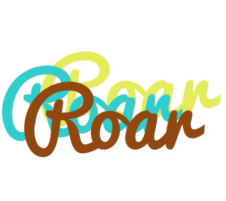 Roar cupcake logo
