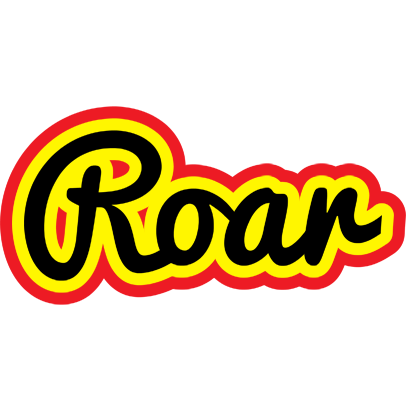 Roar flaming logo