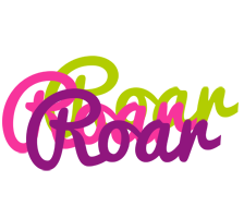 Roar flowers logo