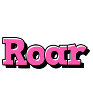 Roar girlish logo