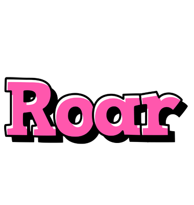 Roar girlish logo