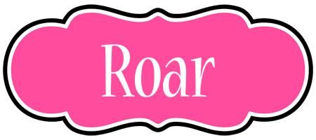 Roar invitation logo