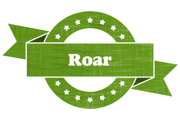 Roar natural logo