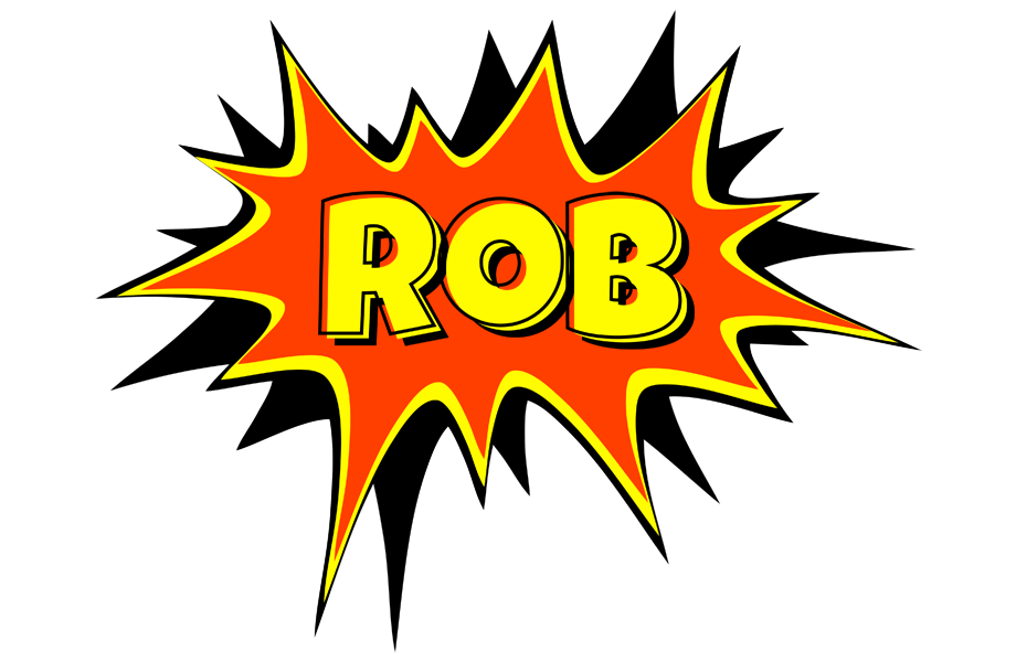 Rob bazinga logo