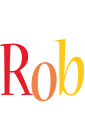Rob birthday logo