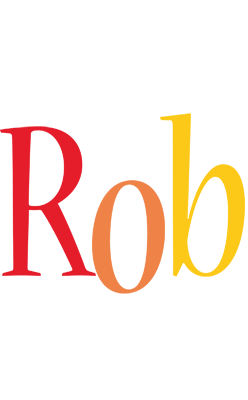 Rob birthday logo