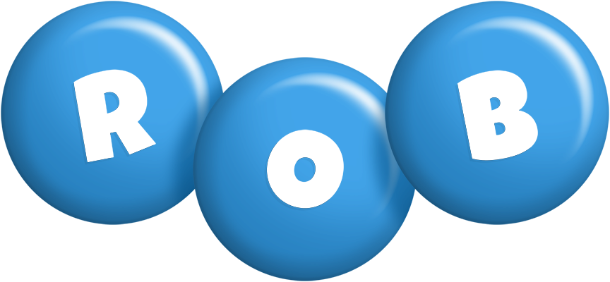 Rob candy-blue logo