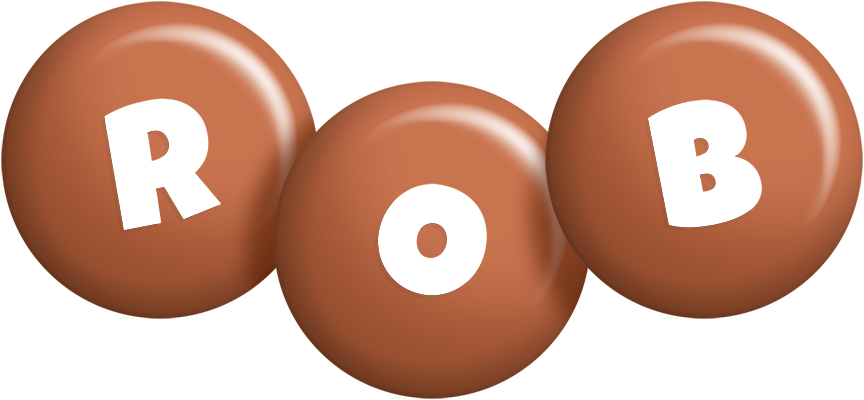 Rob candy-brown logo