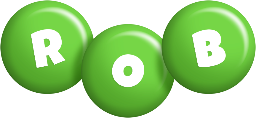 Rob candy-green logo
