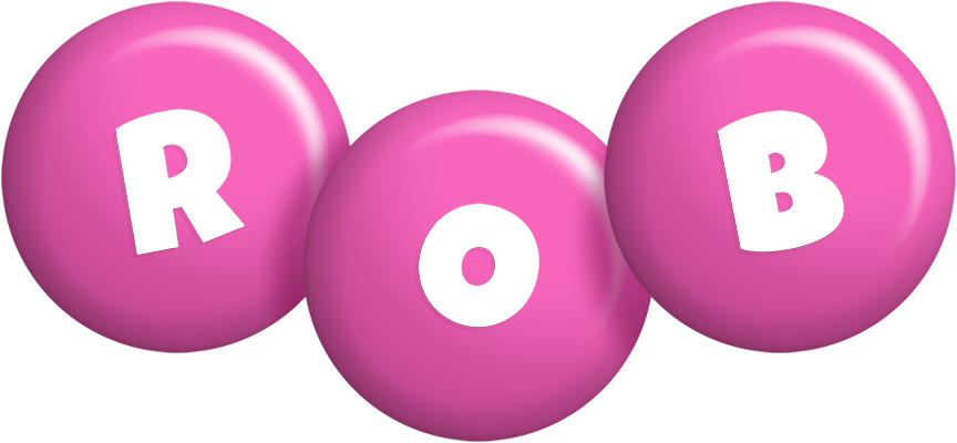 Rob candy-pink logo