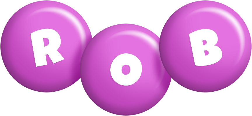 Rob candy-purple logo