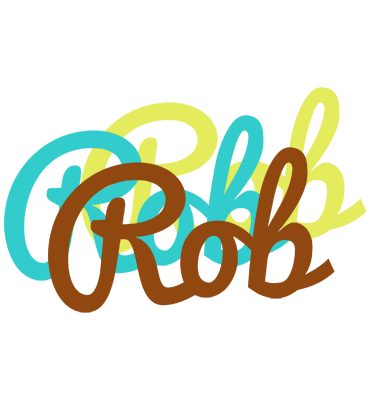 Rob cupcake logo