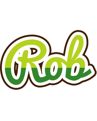 Rob golfing logo