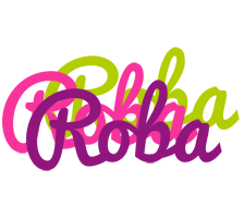 Roba flowers logo