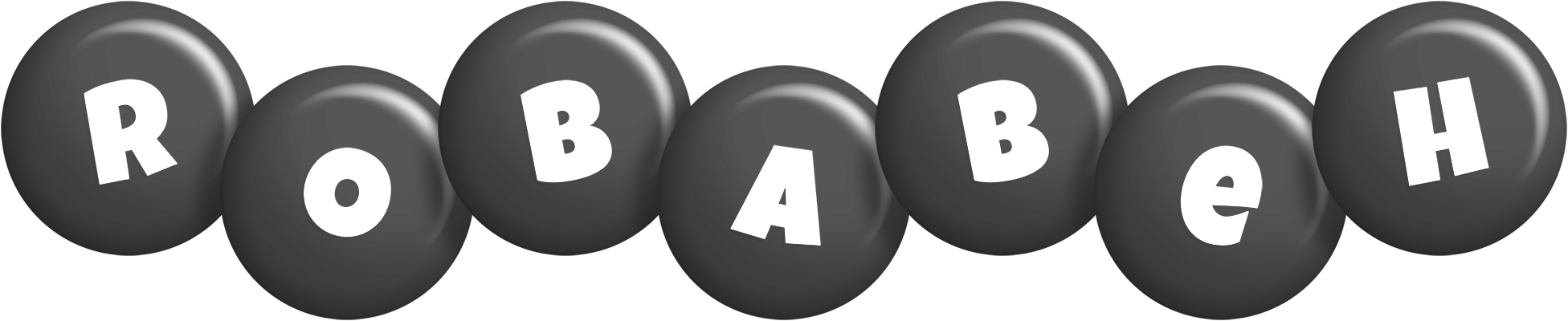 Robabeh candy-black logo