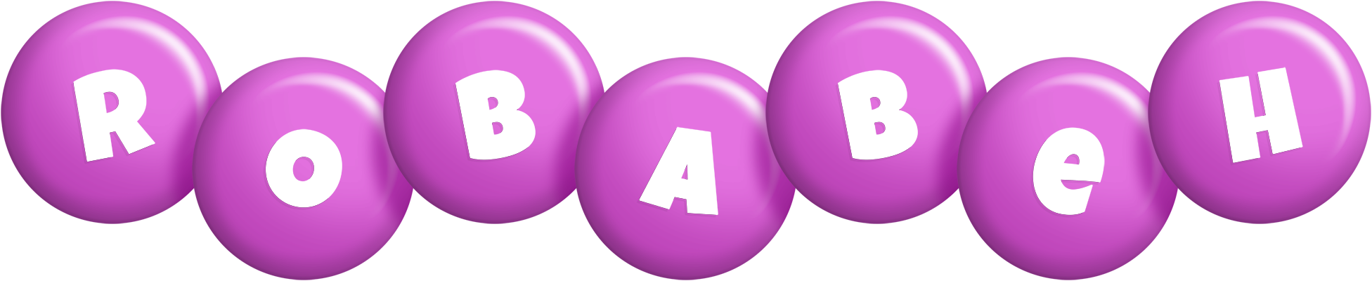 Robabeh candy-purple logo
