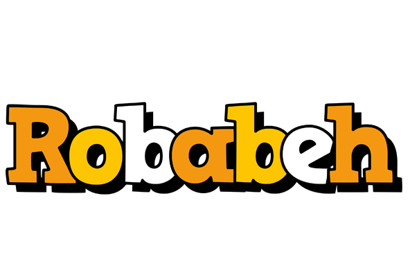 Robabeh cartoon logo