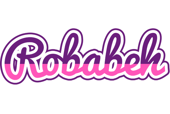 Robabeh cheerful logo