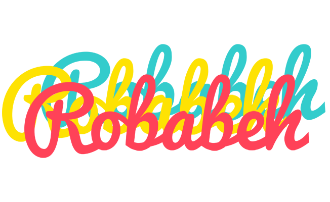 Robabeh disco logo