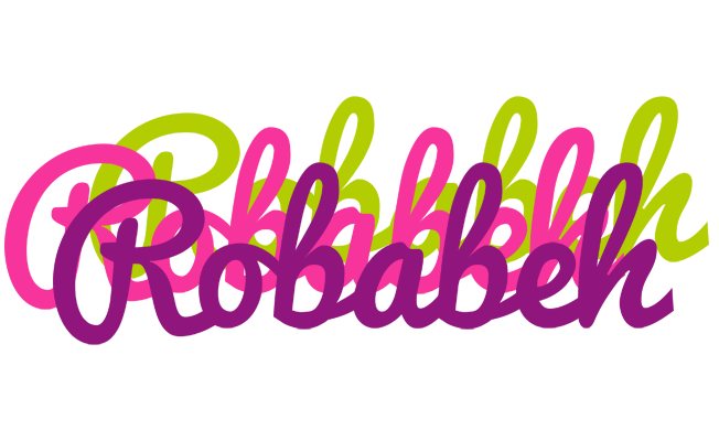 Robabeh flowers logo
