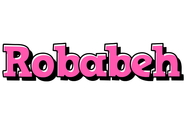 Robabeh girlish logo