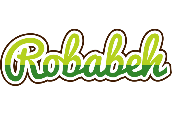Robabeh golfing logo